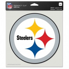 Pittsburgh Steelers Perfect Cut Color Decal 8" X 8"